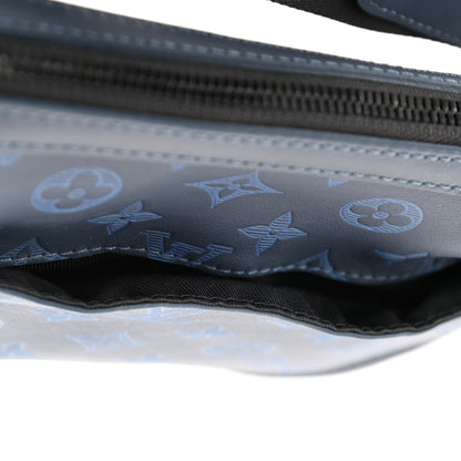 Louis Vuitton Calfskin Monogram Shadow Duo Messenger Navy Blue 11 of 11