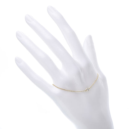 Tiffany 18K Yellow Gold Diamond .08ct Elsa Peretti Diamonds by the Yard Bracelet 2 of 6