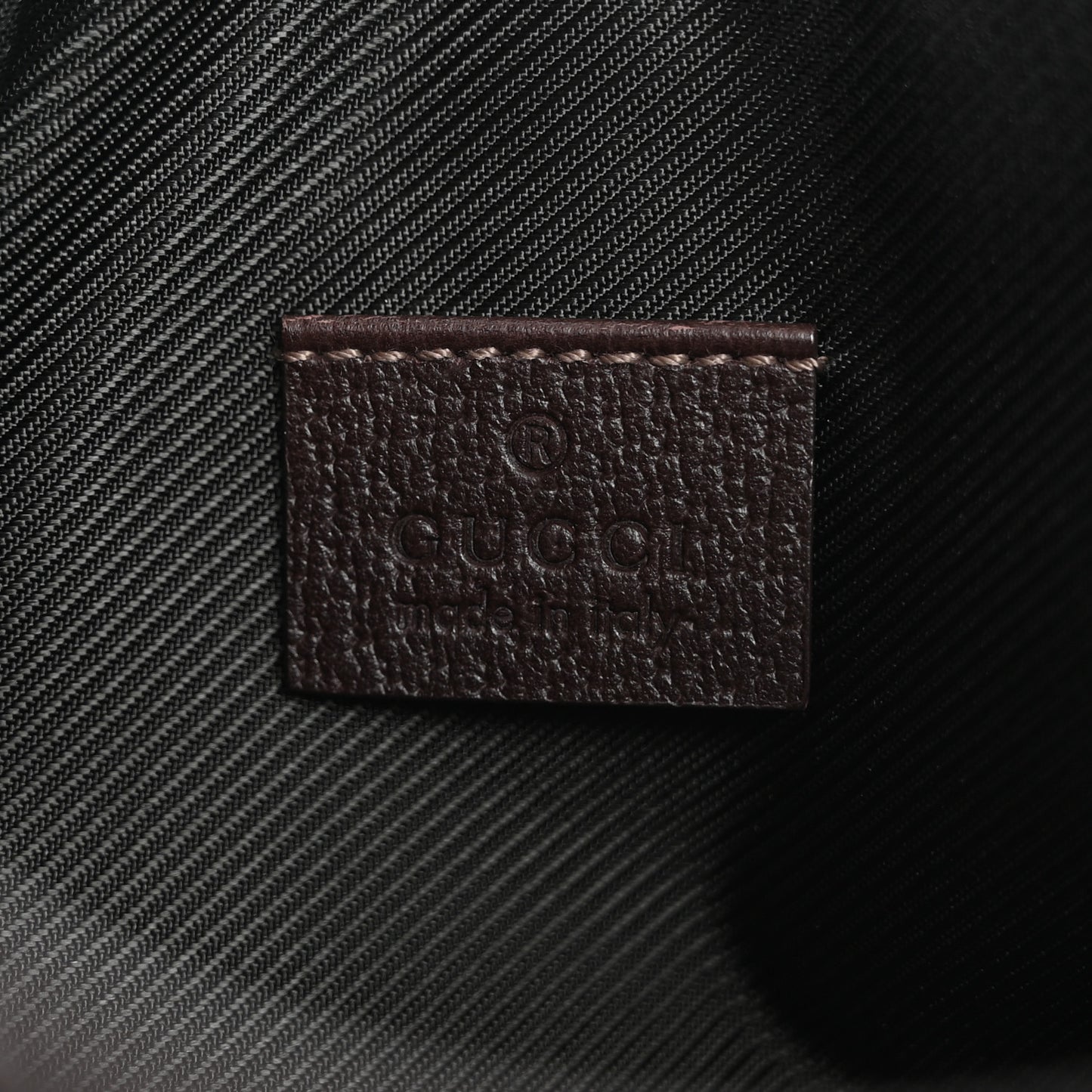 Monogram D Ring Cosmetic Case Brown