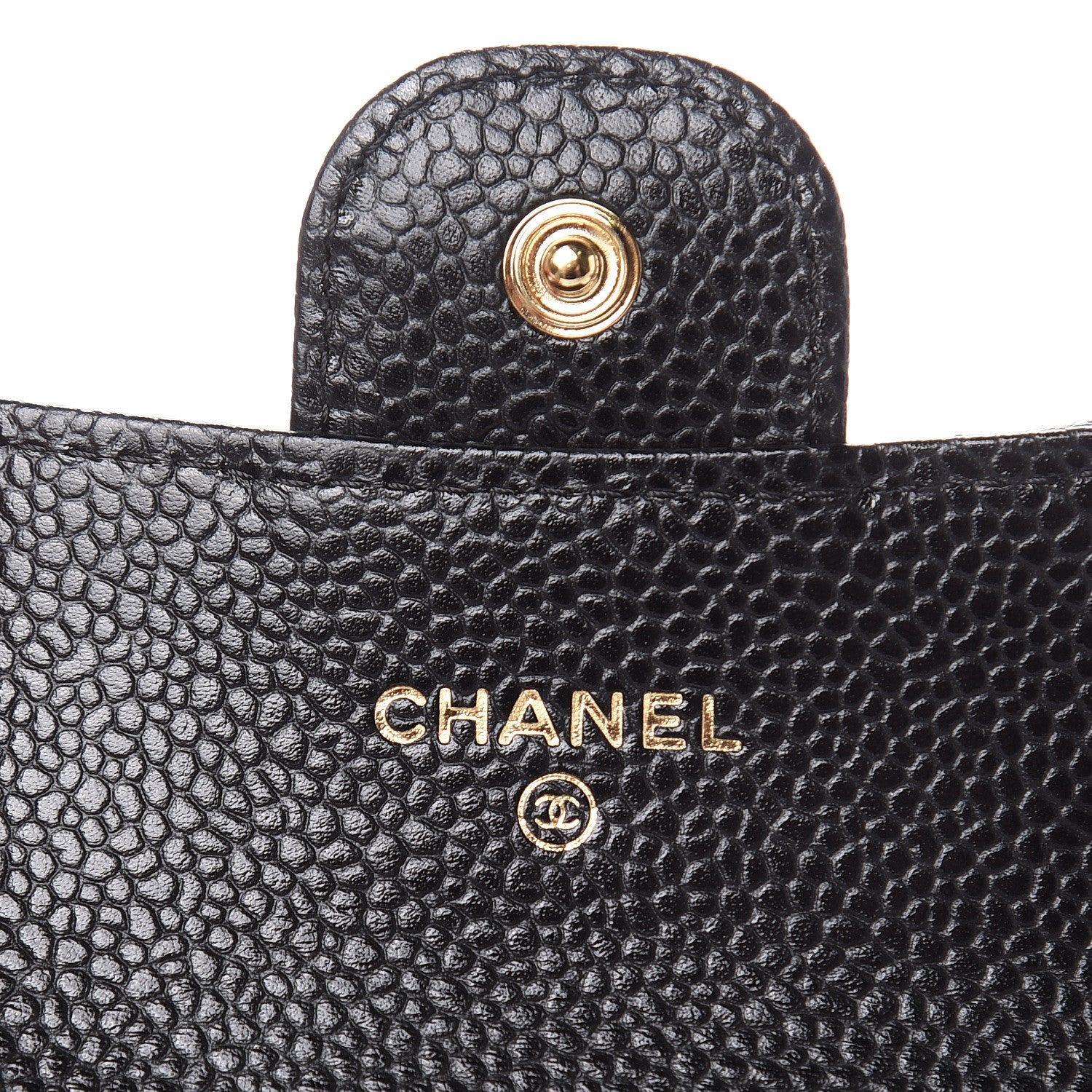 Chanel Caviar Quilted Flap Card Holder Black 6 of 9