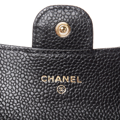 Chanel Caviar Quilted Flap Card Holder Black 6 of 9
