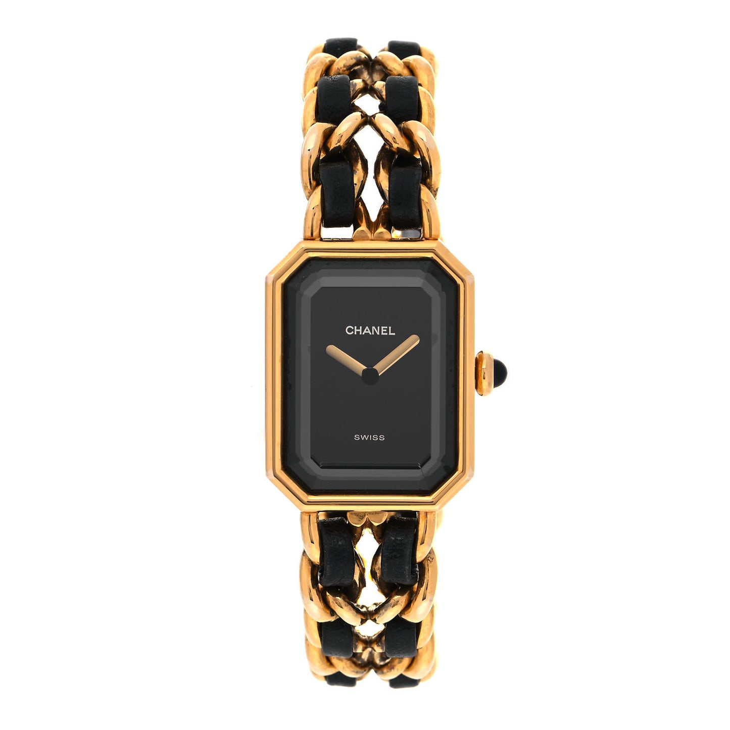 Stainless Steel Lambskin 20mm Chain Premiere Quartz Watch Gold M