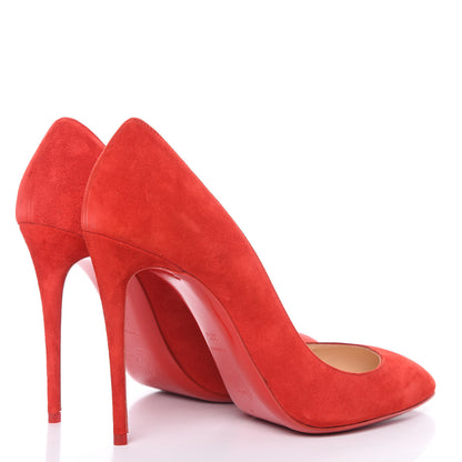 Christian Louboutin Veau Velours Eloise 100 Pumps 38.5 Loubi 4 of 11