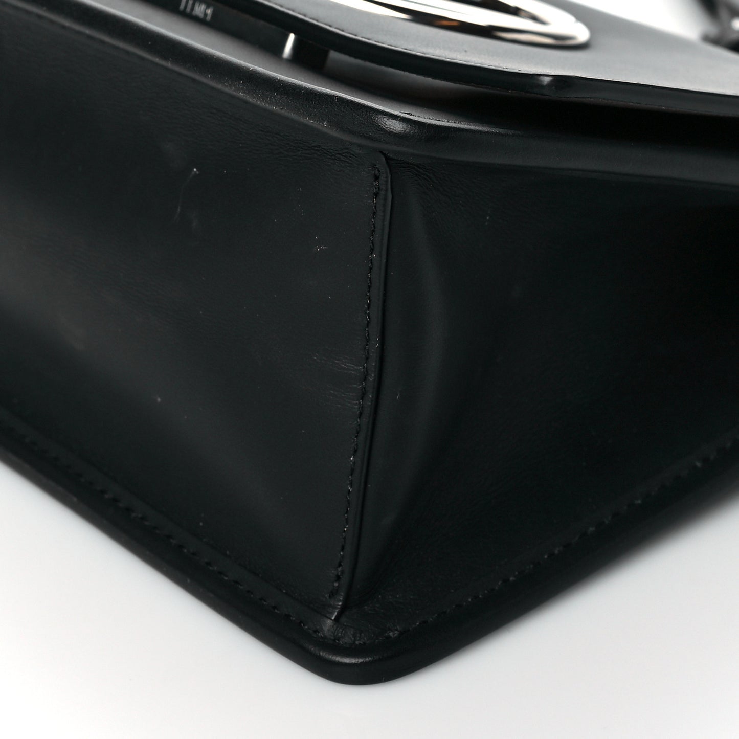 Vitello Century Opaco F is Fendi Small Kan I Shoulder Bag Black