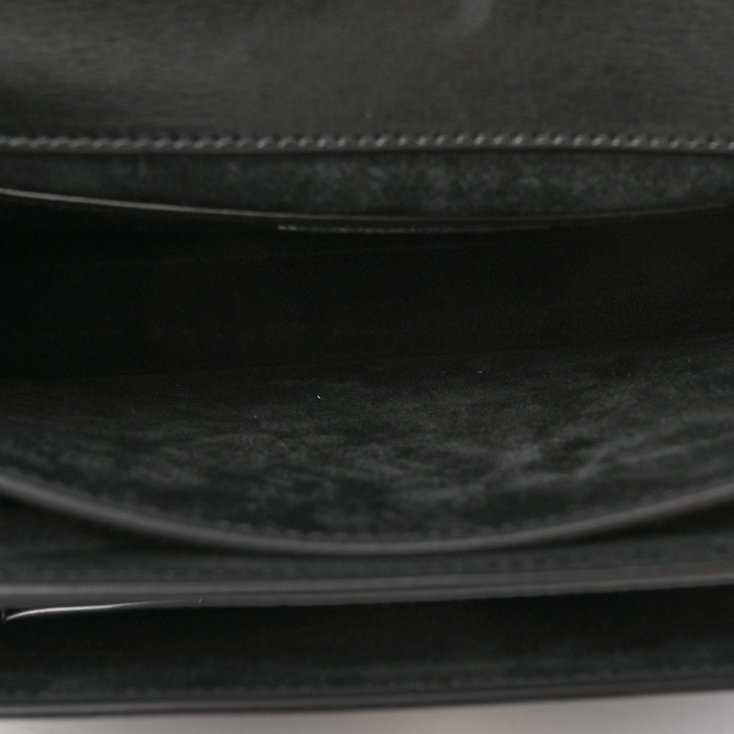 Saint Laurent Calfskin Large Monogram Sunset Black 4 of 8