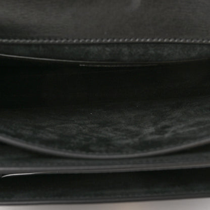 Saint Laurent Calfskin Large Monogram Sunset Black 4 of 8