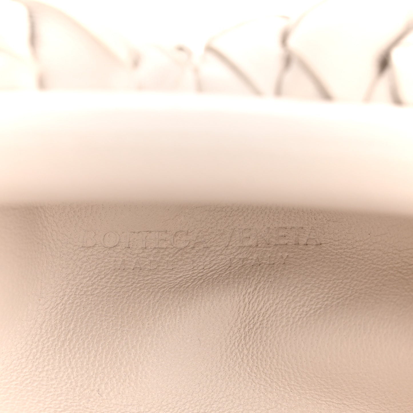 Nappa Intrecciato The Mini Pouch Chalk Chalk