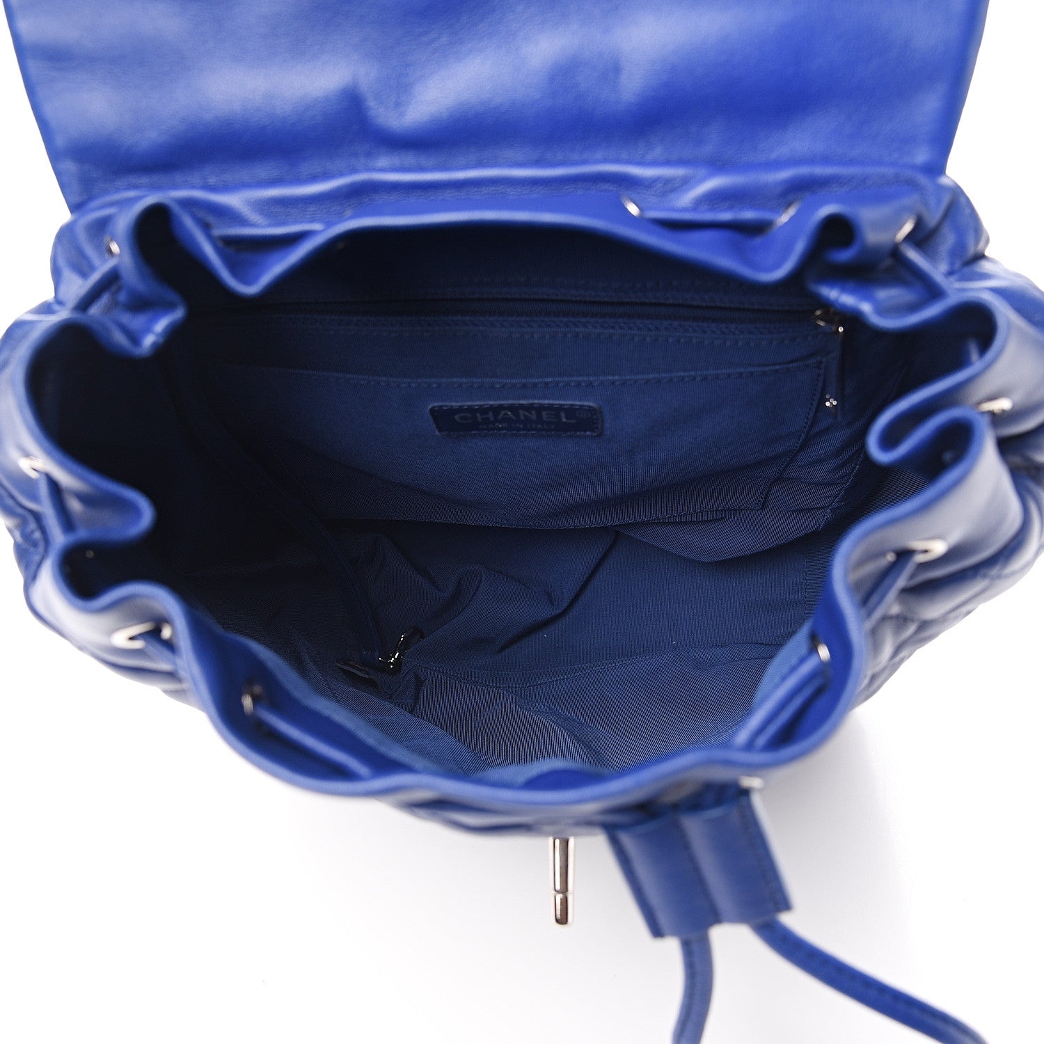 Chanel Lambskin Quilted Large Urban Spirit Backpack Blue 4 of 9