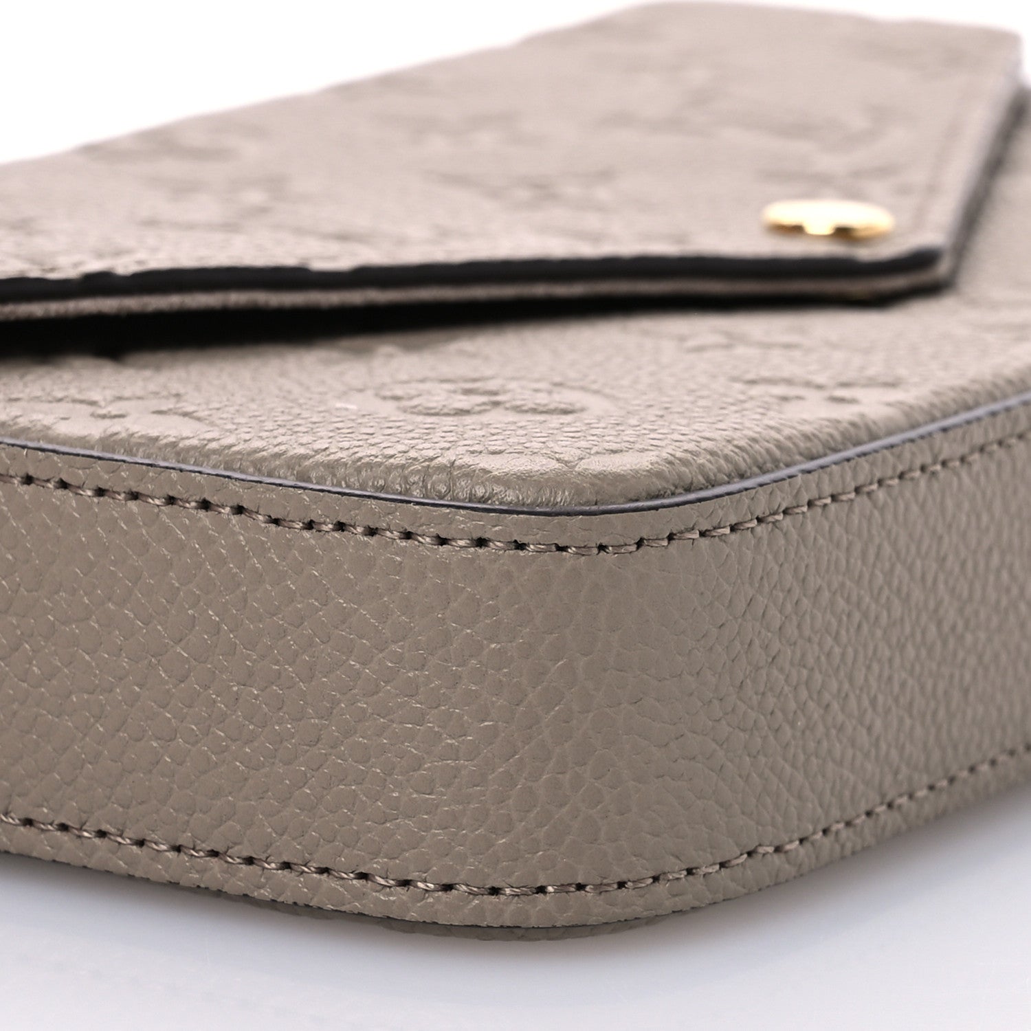 Louis Vuitton Empreinte Pochette Felicie Chain Wallet Tourterelle 9 of 11