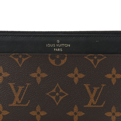 Louis Vuitton Monogram Slim Purse Black 7 of 10
