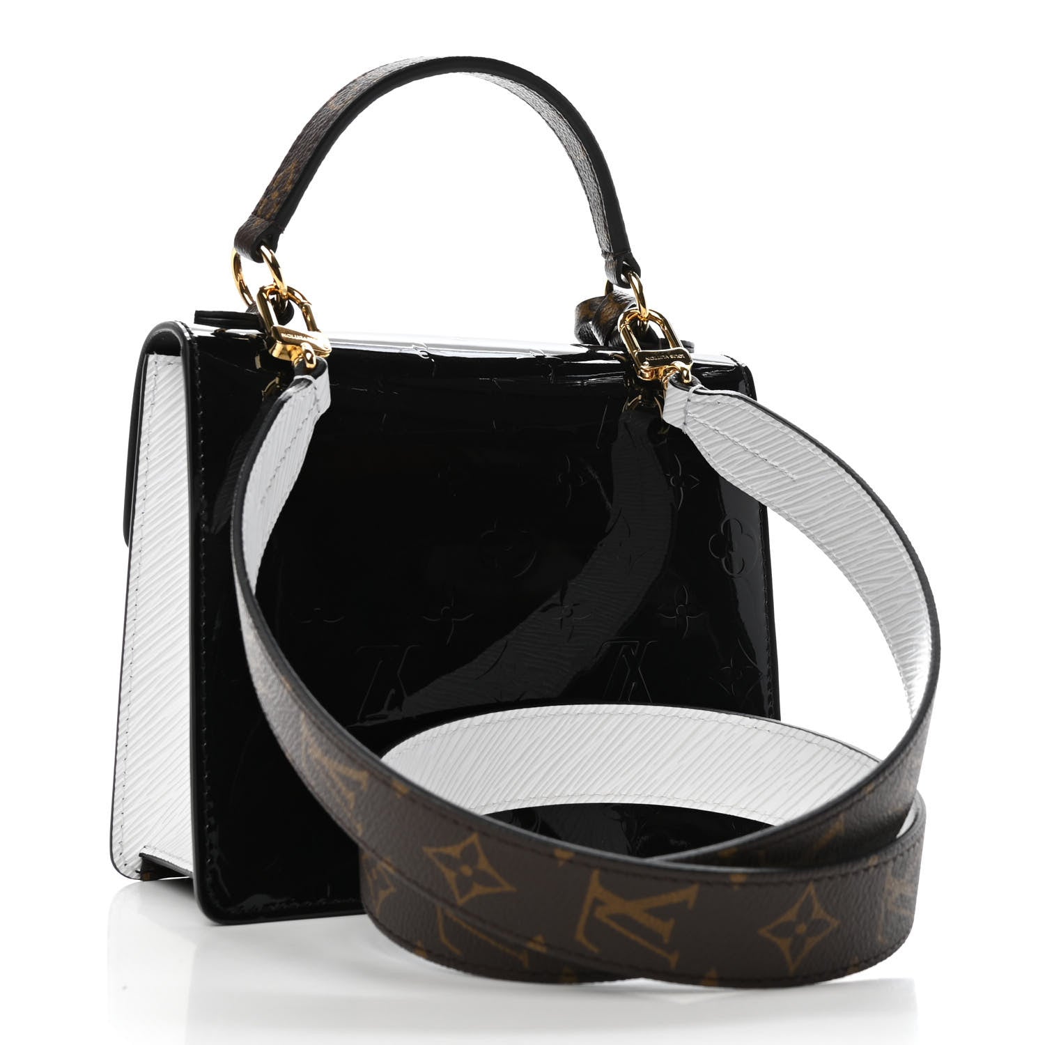 Louis Vuitton Vernis Epi Monogram Spring Street Black 2 of 4