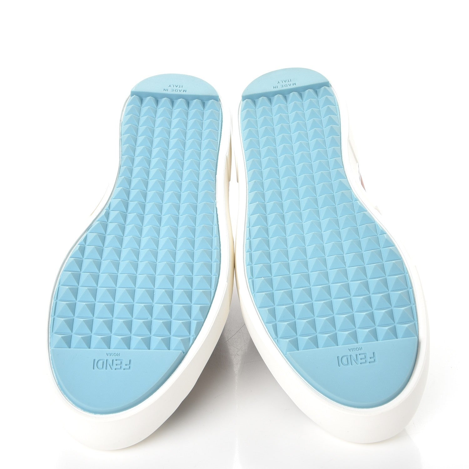 Fendi Vitello Elite Calfskin Monster Bug Slip On Sneakers 39 Multi 7 of 12