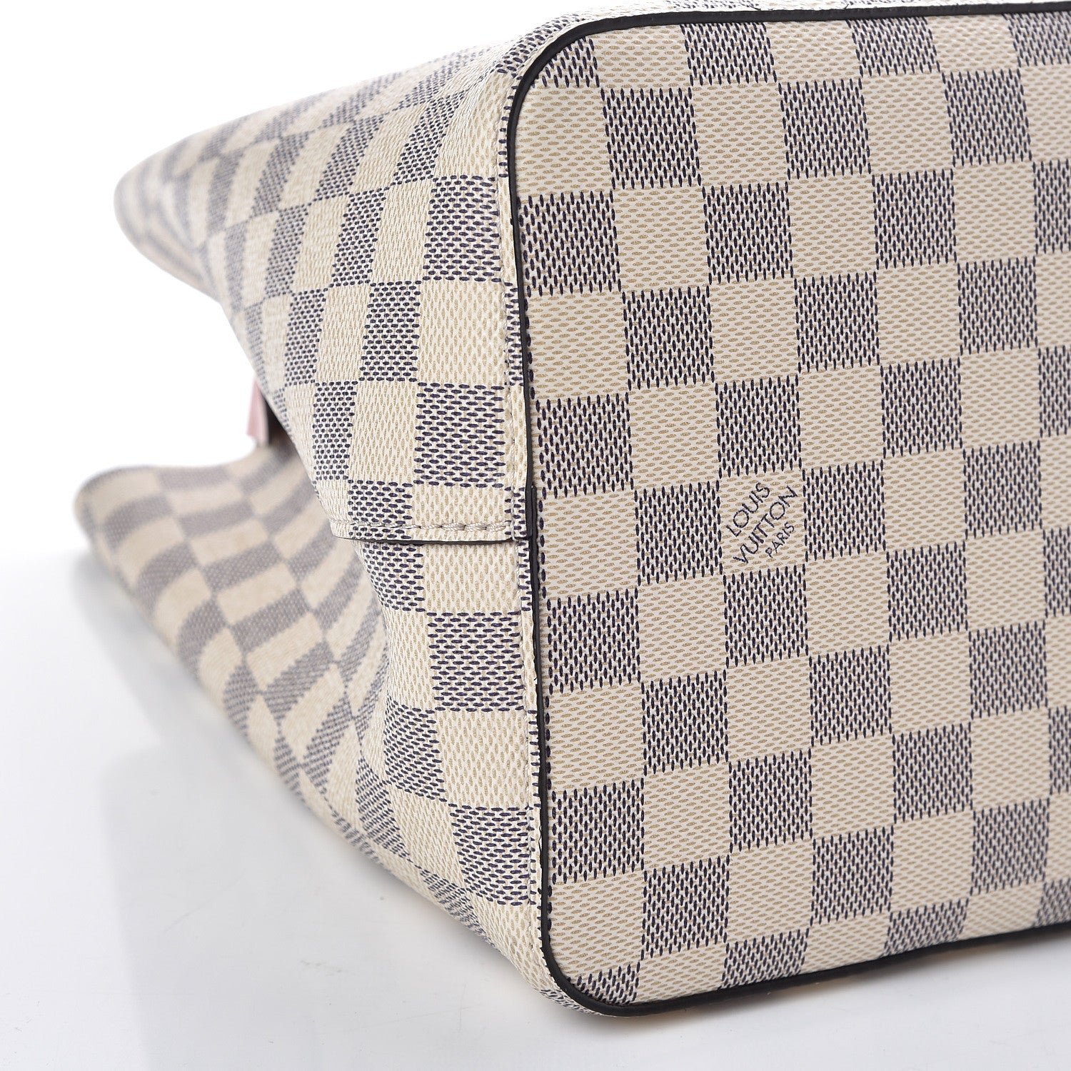 Louis Vuitton Damier Azur Neonoe MM Eau De Rose 7 of 8