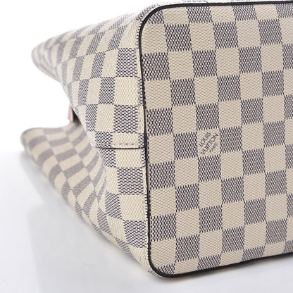 Louis Vuitton Damier Azur Neonoe MM Eau De Rose 7 of 8