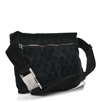 Gucci GG Monogram Double Pocket Belt Bag Black 3 of 9