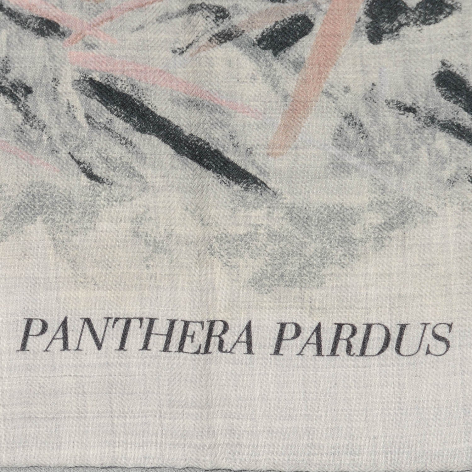 Hermes Cashmere Silk Panthera Pardus Shawl 140 Gris Chine Rose Ardoise 4 of 6