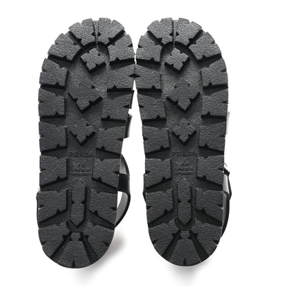 Prada Foam Rubber Triangle 50mm Cage Sandals 40 Black 6 of 10