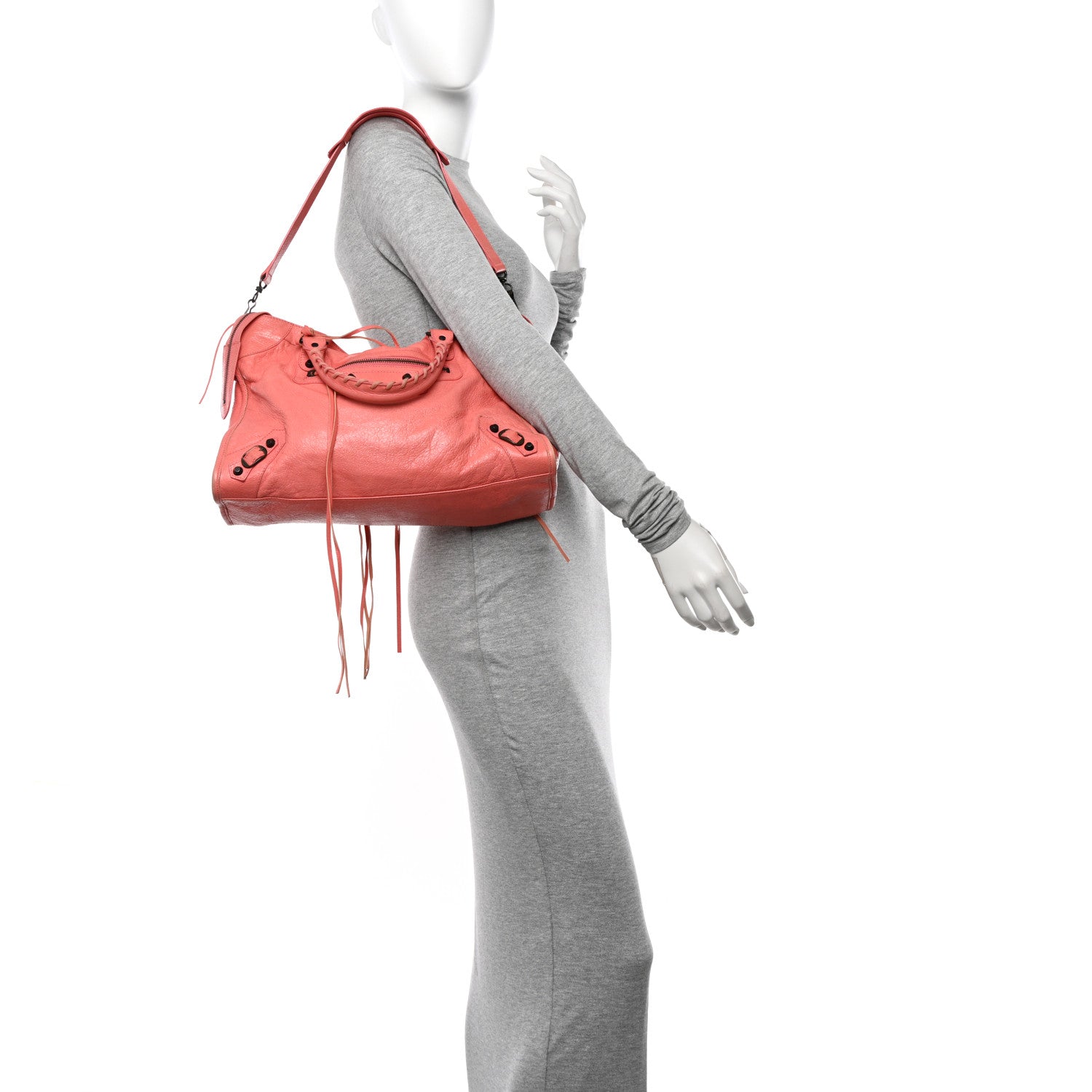 Balenciaga Agneau Classic Hardware City Rose Jaipur 2 of 11