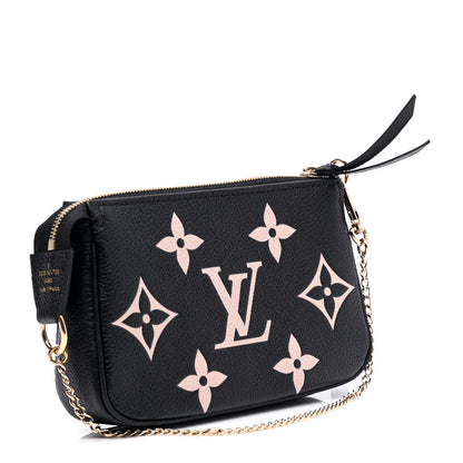 Louis Vuitton Empreinte Monogram Giant Mini Pochette Accessories Black 2 of 5