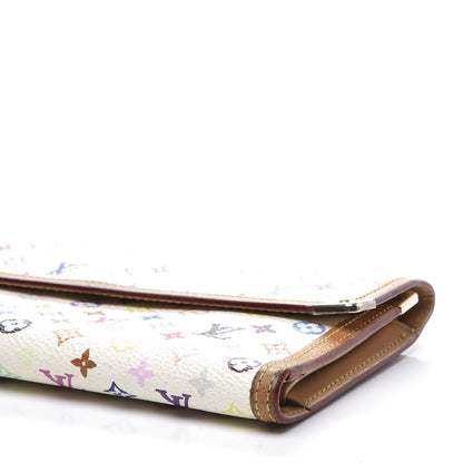 Louis Vuitton Monogram Multicolor Porte Tresor International Wallet White 6 of 10