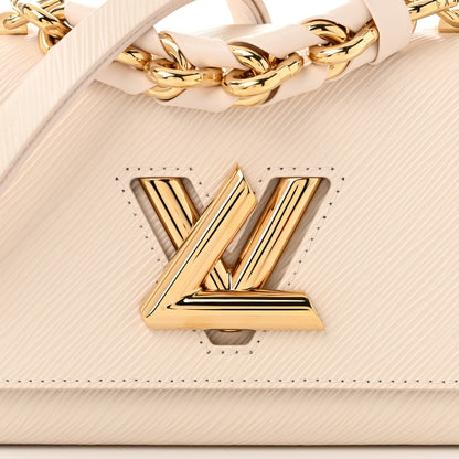 Louis Vuitton Epi Twist Braided Chain Shoulder Bag PM Quartz White 8 of 10
