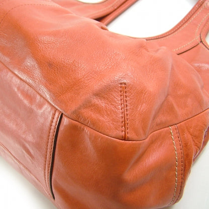 FASHIONPHILE COACHErgoLeatherPleatedFramedHoboCoral 6 of 10