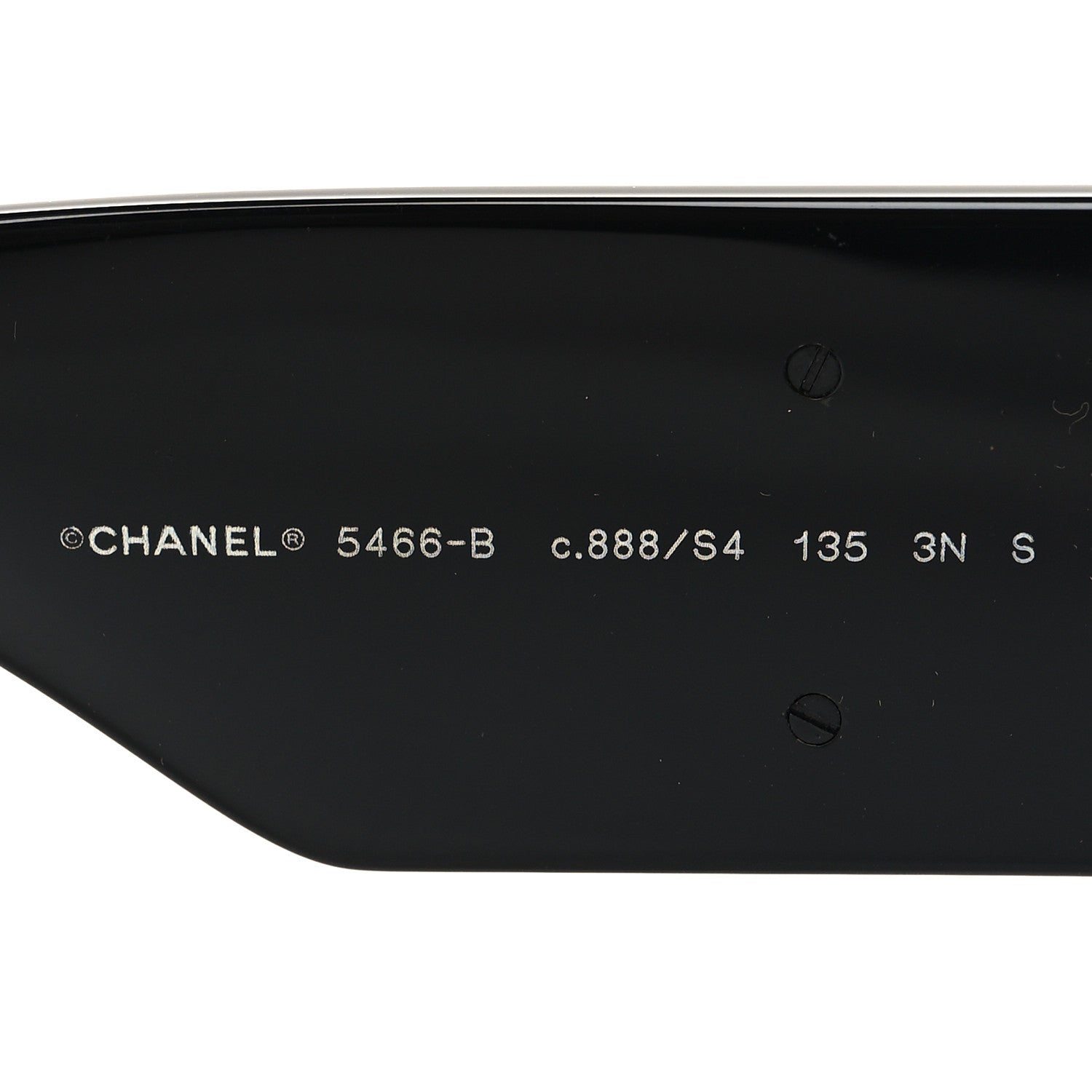 Chanel Acetate Crystal CC Shield Sunglasses 5466-B Black 5 of 7