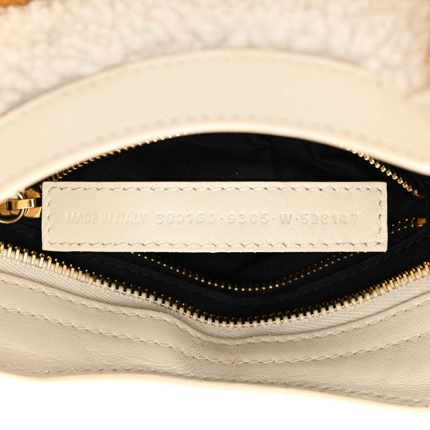Balenciaga Shearling Nappa Gold Metallic Edge Hardware Mini City Cream 8 of 10