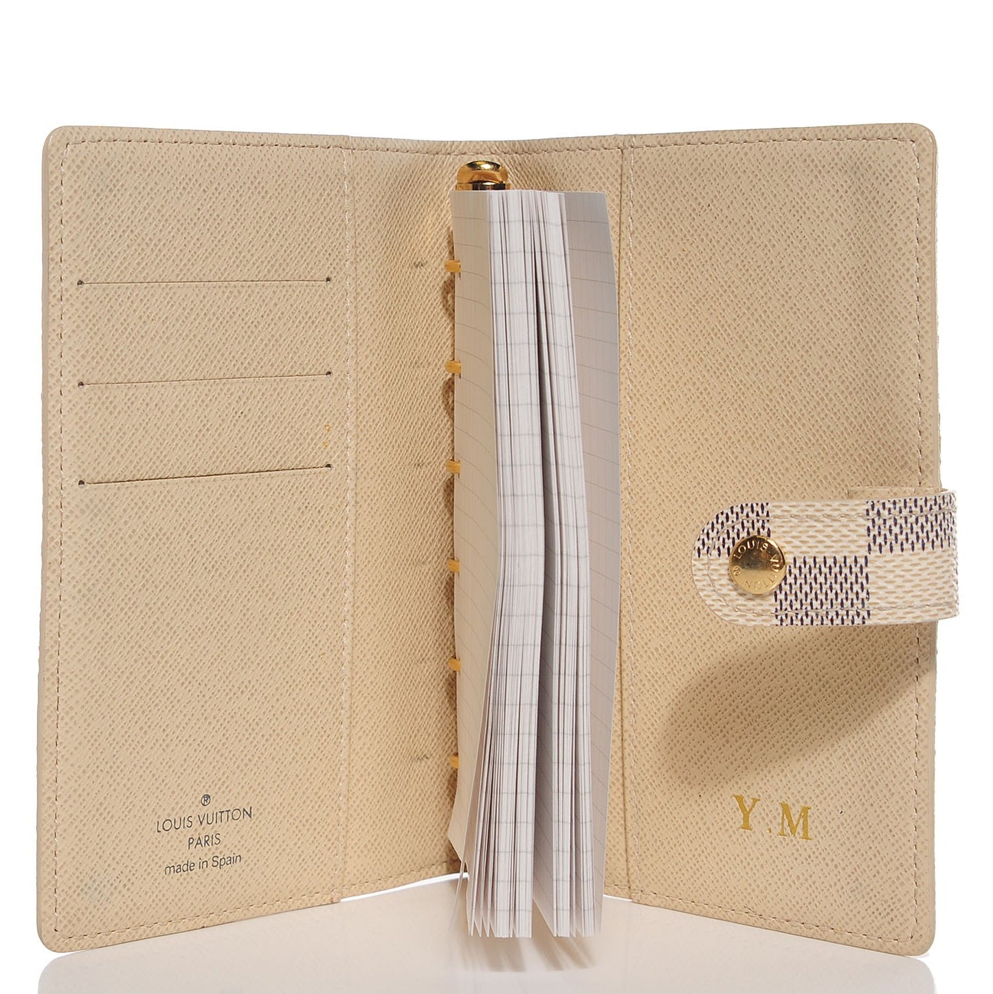 Damier Azur Small Ring Agenda Cover