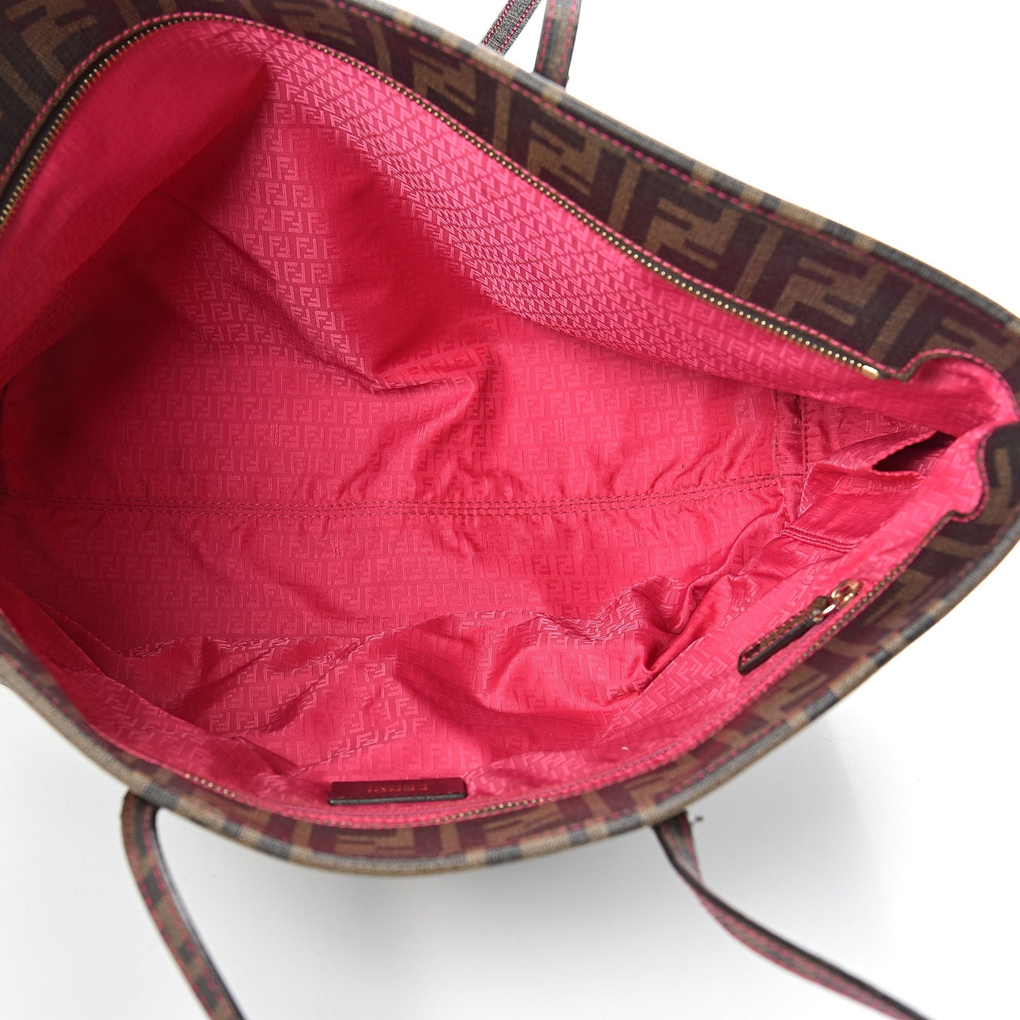 Zucca Spalmati Small Roll Tote Tobacco Fragola