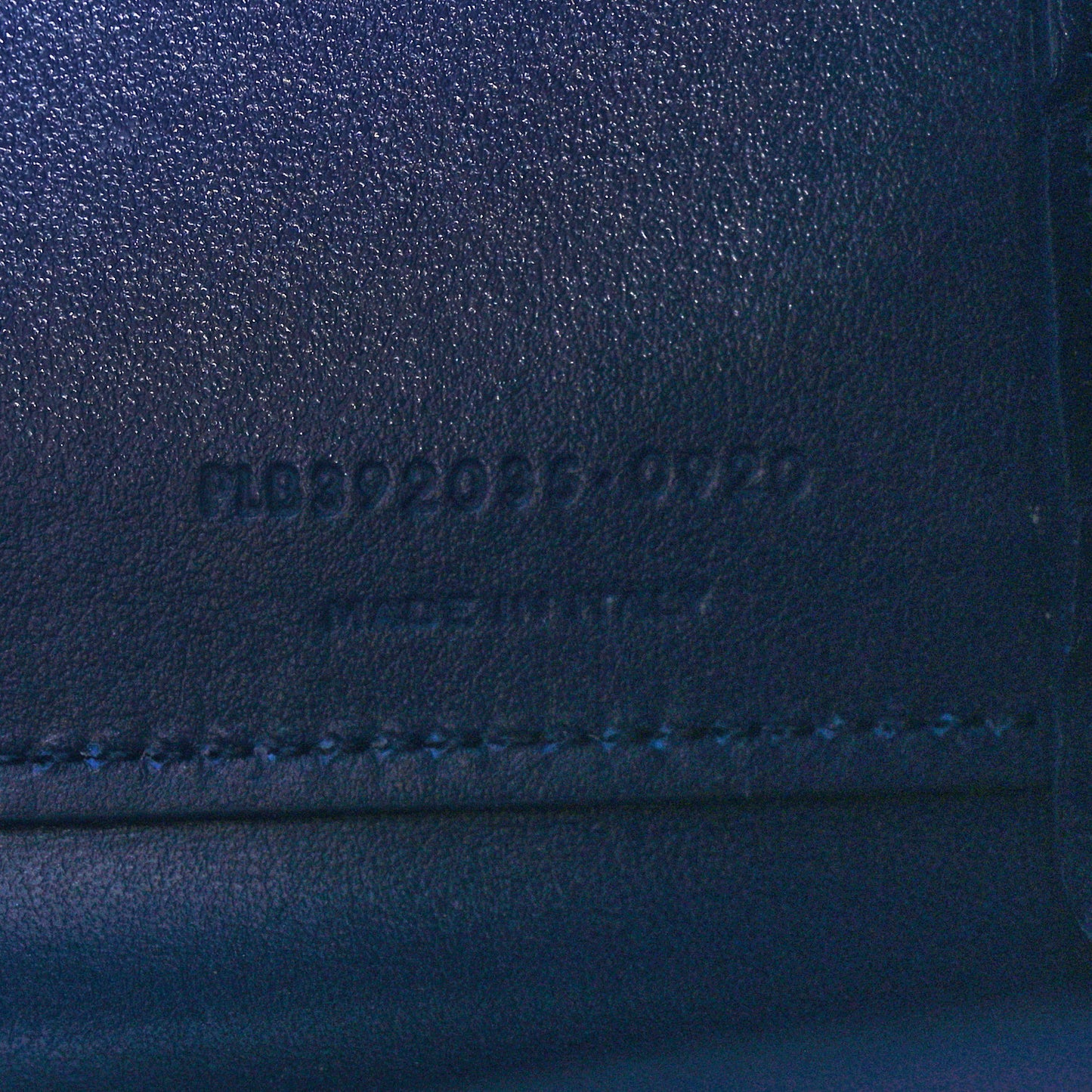 Smooth Calfskin Nano Sac De Jour Blue Saphir