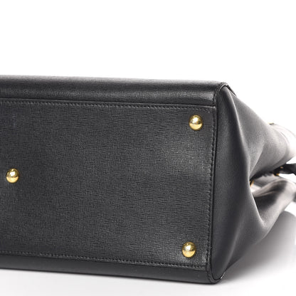 Fendi Vitello Elite Regular 2Jours Tote Black 7 of 15