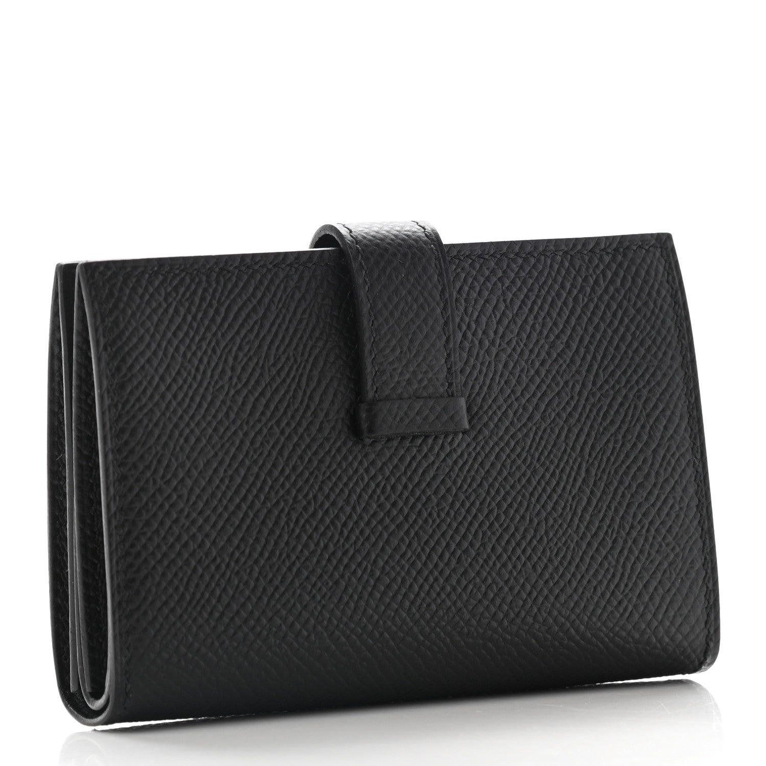 Hermes Epsom Mini Bearn Wallet Black 3 of 7