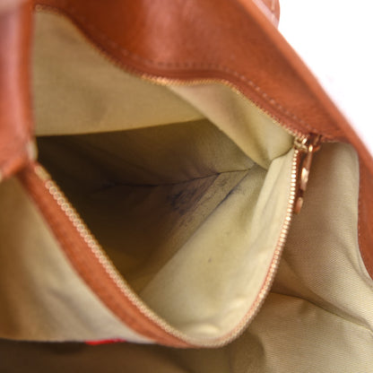 Valentino Garavani Grained Calfskin Histoire Hobo Tan 7 of 7