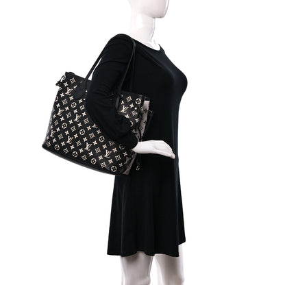 Louis Vuitton Empreinte Spring In The City Neverfull MM Black White Pink 2 of 9