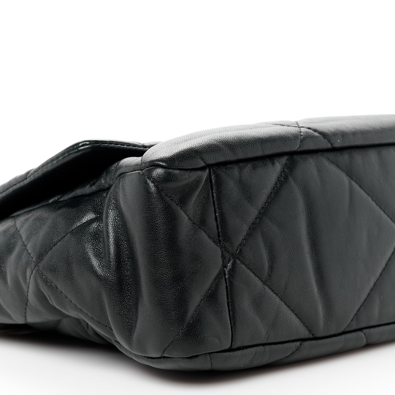 Chanel Lambskin Quilted Large Chanel 19 Flap Black 9 of 11