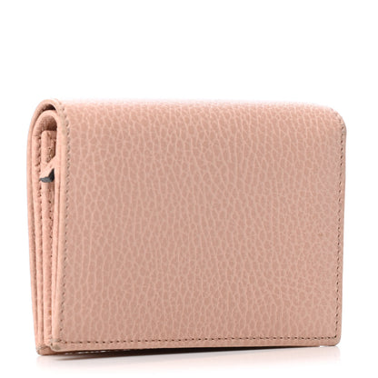 Gucci Dollar Calfskin GG Marmont Card Case Perfect Pink 2 of 5