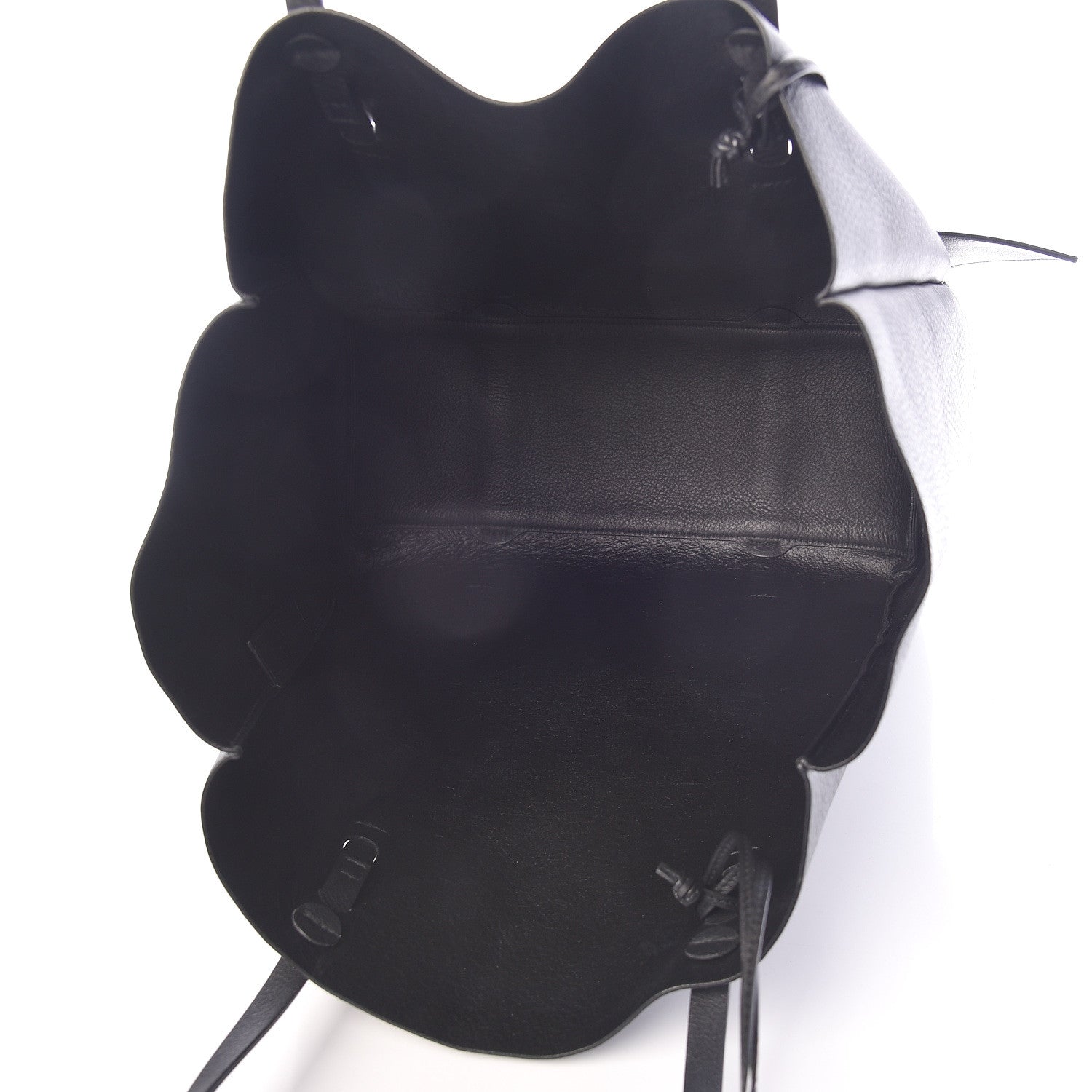 Balenciaga Pebbled Calfskin Medium Everyday Tote Black 6 of 9