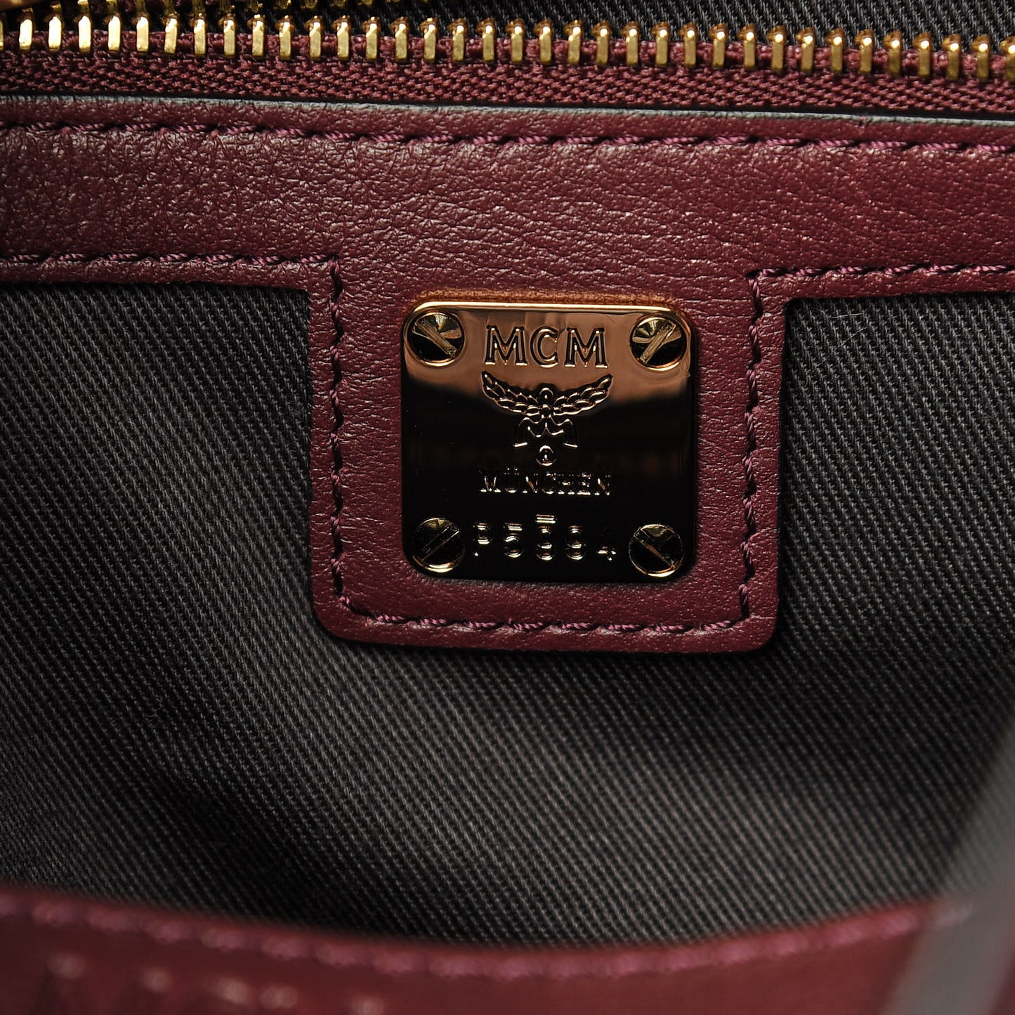 Calfskin Ottomar Monogram Medium Klara Shopper Tote Rustic Brown