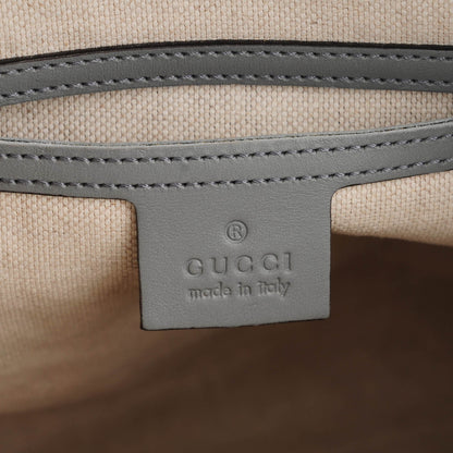 Gucci GG Supreme Monogram Small Flat Messenger Bag Ecru Grigio 6 of 7