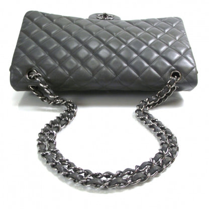 Chanel Lambskin Quilted Maxi Flap Gray 6 of 12
