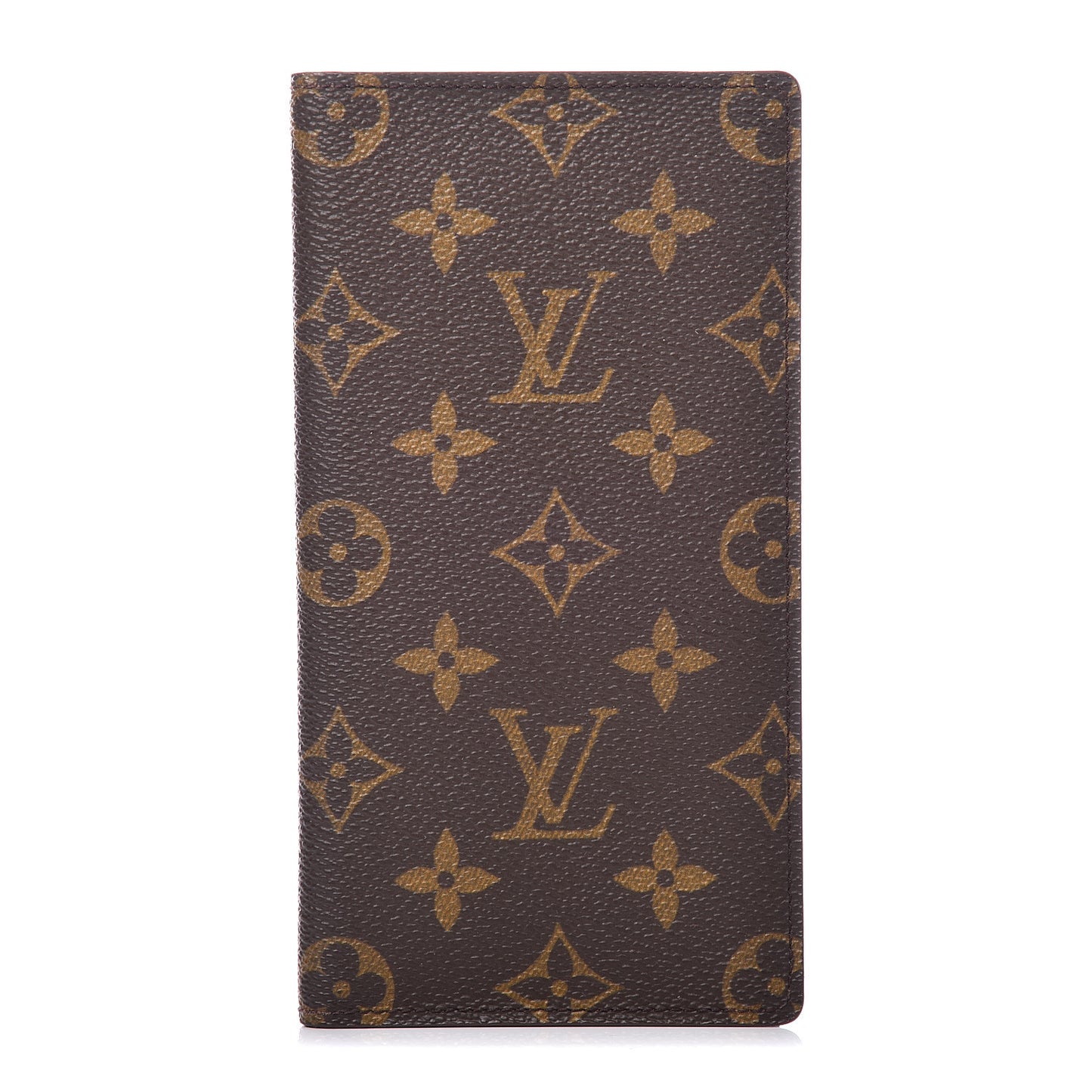 Monogram Checkbook Holder Case Wallet