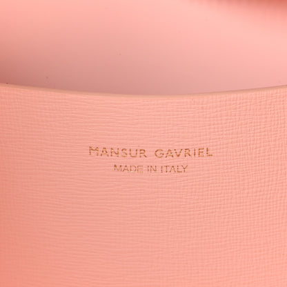 Mansur Gavriel Saffiano Small Zip Tote Dahlia 6 of 8