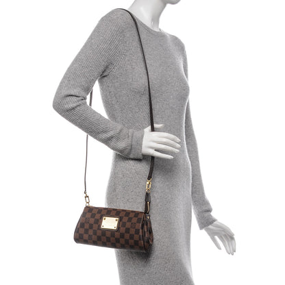 Louis Vuitton Damier Ebene Eva Clutch 2 of 7