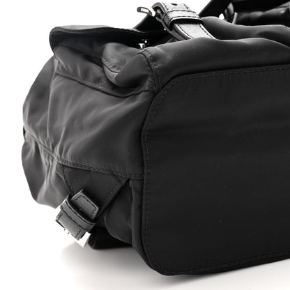 Prada Tessuto Nylon Saffiano Small Backpack Black 8 of 9