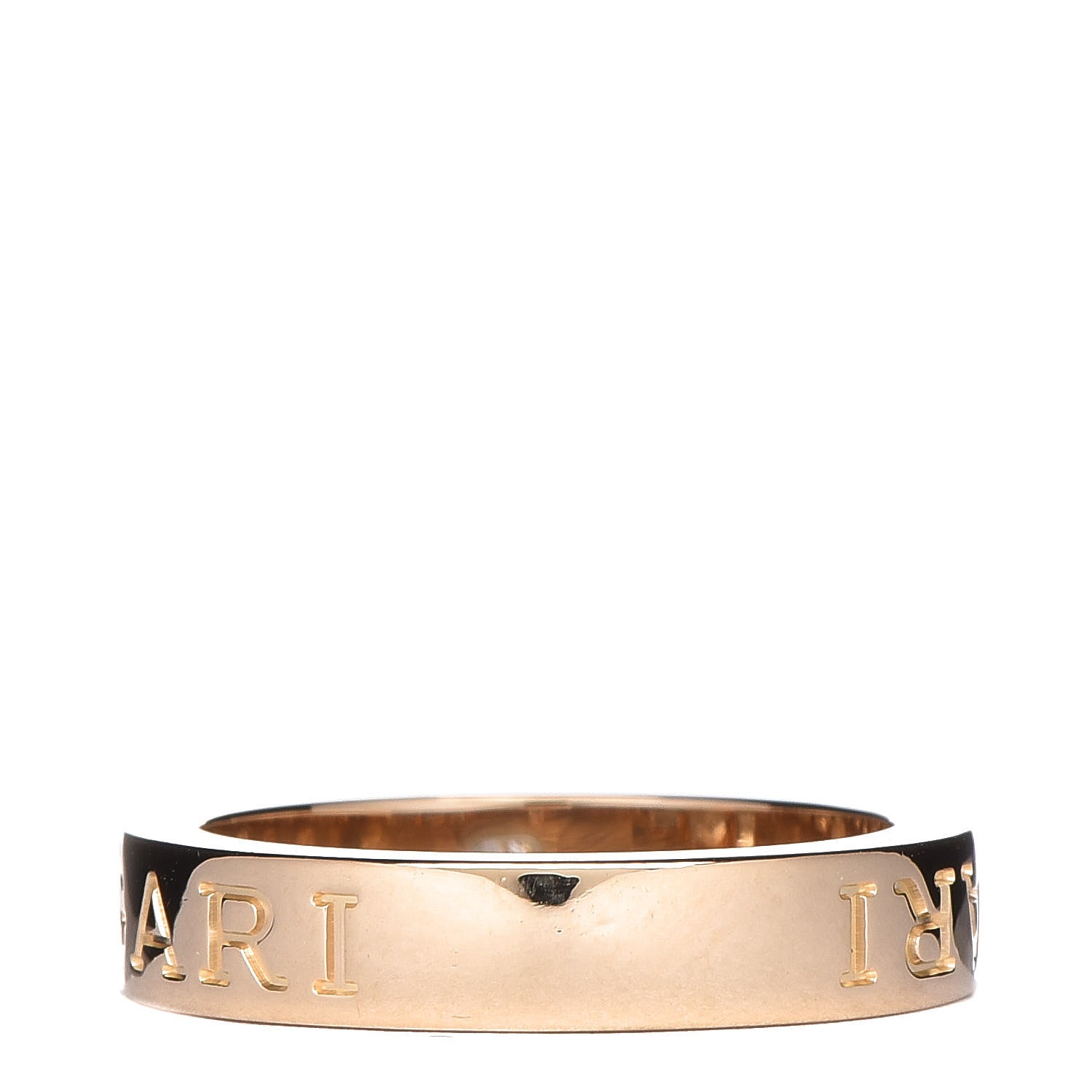 Bulgari 18K Yellow Gold Diamond B.Zero1 Essential Band Ring 50 5.5 3 of 4