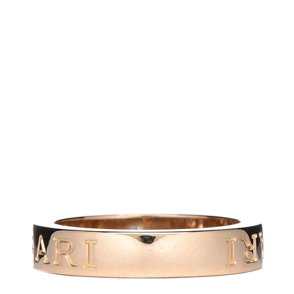 Bulgari 18K Yellow Gold Diamond B.Zero1 Essential Band Ring 50 5.5 3 of 4