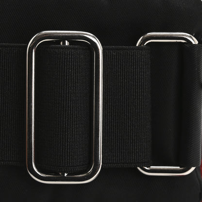 Prada Tessuto Nylon Pouch Black Fiery Red 10 of 11