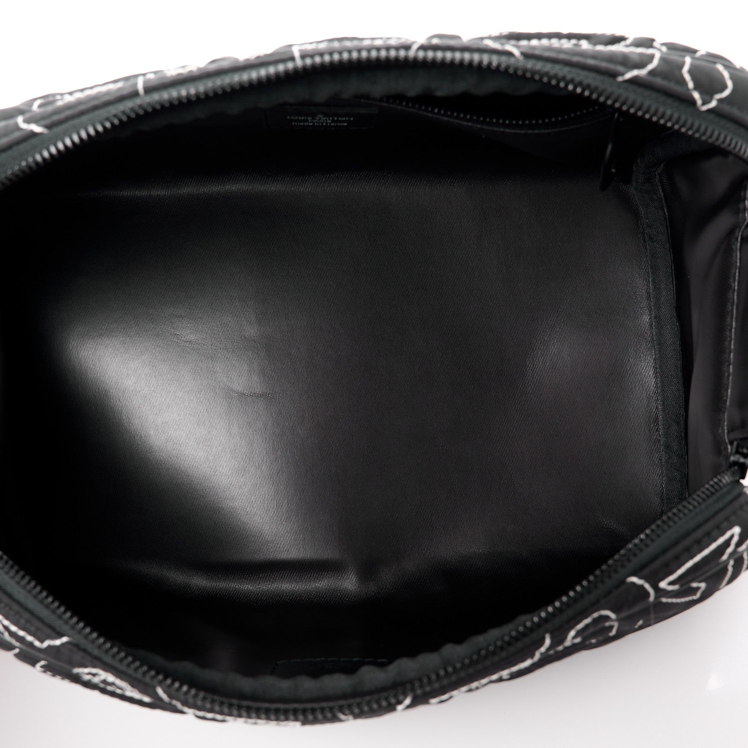 Louis Vuitton Nylon Dopp Kit Snow Pouch Black 5 of 12