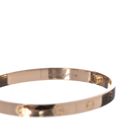 Cartier 18K Yellow Gold LOVE Bracelet 18 5 of 7
